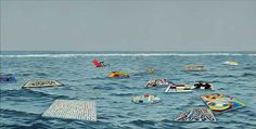 A Floating World: Surreal Acrylic Paintings by Lai Shengyu and Yang Xiaogang