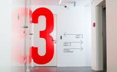 Signage and Wayfinding for Innovation Center on Behance #graphics #finding #wall #way