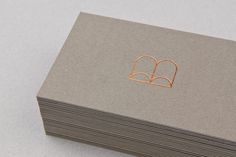 Boabel | MAUD #stamp #business #card #print #gold #foil