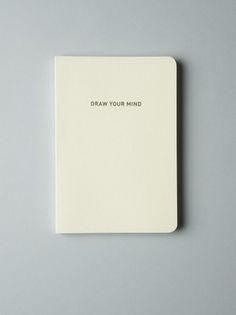 'Draw Your Mind' Notebook by MMMG - Douglas + Bec #note #book