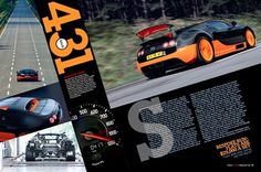 Gas Creative Print #fastest #veyron #worlds #spread #car #magazine