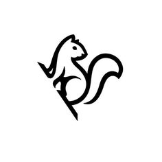 Logo for a book publisher #logo #design #squirrel #illustration #branding #graphicdesign #logo #branding #mark #symbol #identity