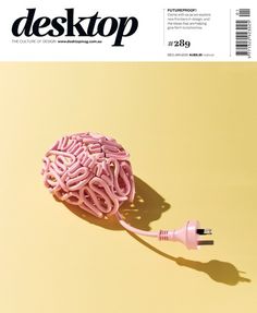 desktop magazine December/January 2013 cover designed by Sonia Rentsch, with photography by Scott Newett and retouching by Hadyn Cattach #cover #desktop #magazine