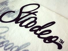 Dribbble - Stoodeo by Sergey Shapiro #calligraphy #lettering #script #branding #identity
