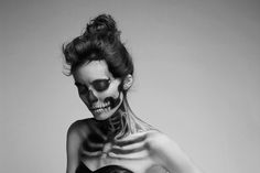She has waited too long #skeleton #woman #body #makeup #paint #photography #portrait