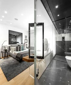 London Penthouse by Fernanda Marques Arquitetos Associados - bedroom, bedroom design, bed, bedroom decorating, #bedroom
