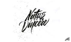 calligraphi.ca Â Natus VincereÂ sketch for a t shirt print ruling pen, ink, paper Kinessisk #calligraphy