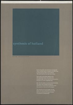 Flyer Design Goodness - A flyer and poster design blog: Wim Crouwel - selected graphic designs and prints from museum archive #type #grid #poster #typography