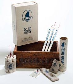 Student Spotlight: Coyote FireworksÂ - TheDieline.com - Package Design Blog #brand #design #graphic #package