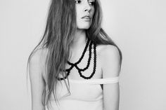 We Are Selecters · You Are Selecters ♥ » Saskia Diez Jewelry #collar #white #black #carneiro #photography #and #lace #solange