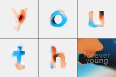 Droga5 forever young branding logo modern fading color colorful beauty beautiful new mindsparkle mag colorful d5x