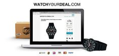 Daily Watch Deal www.watchyourdeal.com #webshop #branding #design #website #deal #webdesign #daily #logo