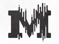 Dribbble - M by Anna Ropalo #letter #type #illustration #m