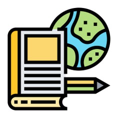 See more icon inspiration related to book, world, course, learning, knowledge, education, pencil and globe on Flaticon.