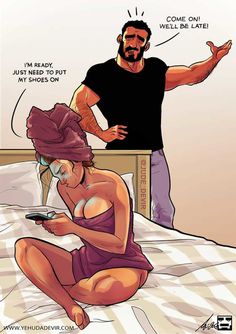 Yehuda Adi Devir Depicts His Life With Wife In These Hilarious and Romantic Comics