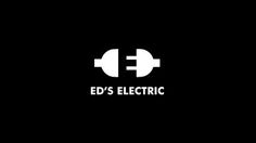 ED'S ELECTRIC #logo #brand #negative