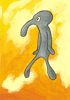 Bold and Brash (2006) Squidward Tentacles #brash #bold #squid #painting #art