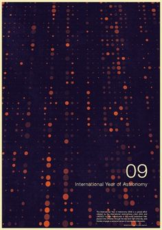 excites | Graphic Designer | Simon C Page #year #print #astronomy #graphic #poster