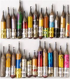 Miniature Art on the Tip of Pencil by Dalton Ghetti #carving #ghetti #alphabet #pencil #lead #dalton