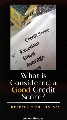 What Does The Credit Industry Consider a Good Credit Score Infographic