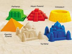 CJWHO ™ (Architectural Sand Mold Set | available...) #toys #sculpture #crafts #design #fun #architecture #sand #art #kids #beach #clever