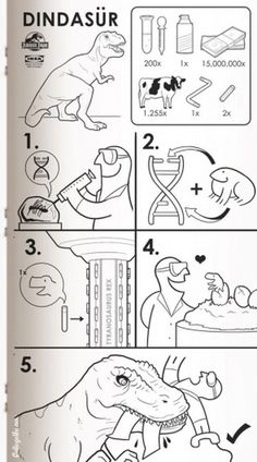 Sci-Fi IKEA Manuals | Design Milk #jurassic #park