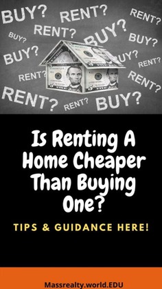 Will Renting a Home Be Cheaper Than Buying Infographic