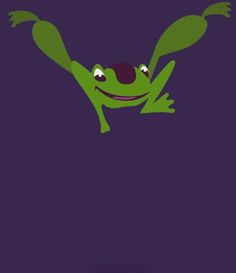 Frog jumps #animation #character #gif