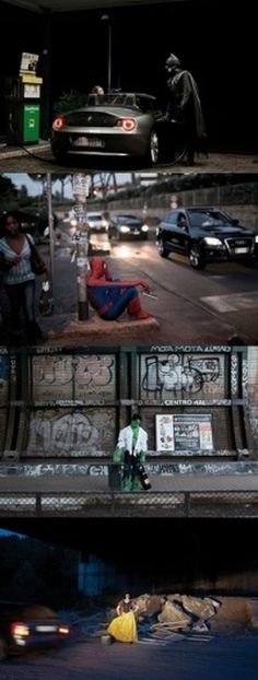 Humor #hulk #spiderman #jobs #batman