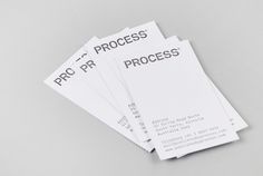 Process Journal » Studio Verse #business #process #card #print #studio #verse