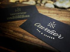 Cavalier Business Cards #logo #card #business
