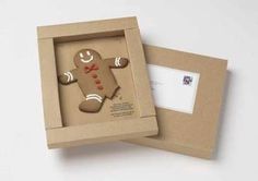 Gingerbread man direct mail #biscuit