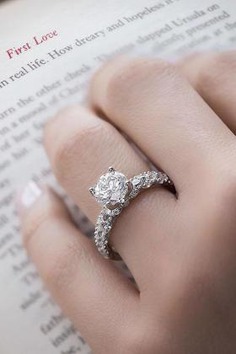 Dazzling engagement ring