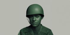 Uniform greeen soldier portrait photography by John Keatley design mindsparkle mag