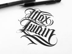 Handlettered Logotypes II on Behance #lettering #ink #drawn #hand #typography