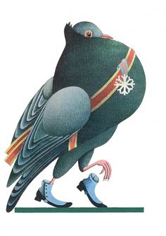 50 Watts #illustration #pigeon