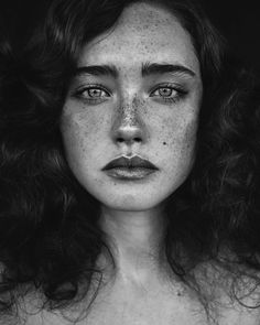 Beautiful Portraits of People With Freckles by Agata Serge