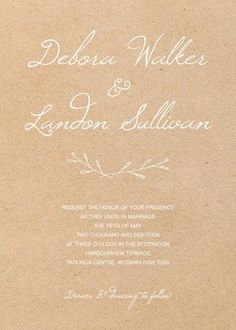Wooden Wreath - Wedding Invitations #paperlust #weddinginvitation #weddinginspiration #invitation #cards #design #paper #print #wood #print