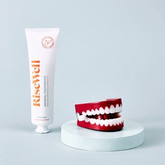 RiseWell - Mindsparkle Mag Ash Co. Studio designed Risewell – a natural toothpaste that's backed by real science. #logo #packaging #identity #branding #design #color #photography #graphic #design #gallery #blog #project #mindsparkle #mag #beautiful #portfolio #designer