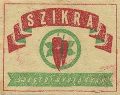 Hungarian matchbox label | Flickr - Photo Sharing! #matchbox #hungarian #vintage #label