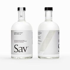 Sav Snaps by Stockholm Design Lab. #sav #branding #bottle #packaging #snaps