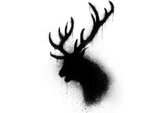 Dark deer #abstract #deer #illustration #art #dark #animal