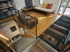 noroof architects › Slot House #noroof #architects #interiors #architecture #stair