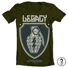 Shirt Designs on the Behance Network #ohio #design #legacy #shirt #shield #grenade