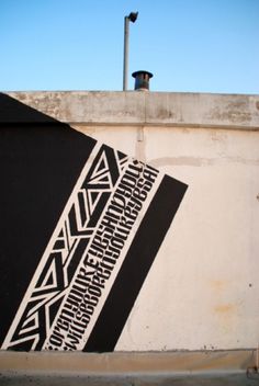 BLAQK #calligraphy #greg #lines #geometry #2012 #blaqk #art #street #papagrigoriou #simek