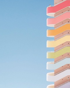 Creative, Colorful and Minimalist Photos of Hong Kong Architecture by Chak Kit