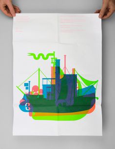 random image #illustration #poster #boats