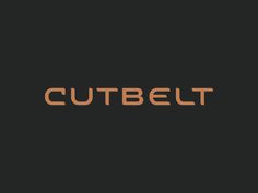 Cutbelt word mark #cut #belt #cutbelt #tsanev #bulgaria #logo #wordmark