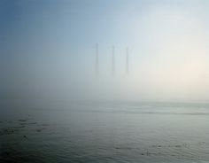 Main #smokestacks #fog #distance #water
