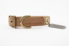 Noah Marion Quality Goods — Canine Collar #collar #leash #heirloom #friend #lifetime #leather #quality #animal #pet #dog
